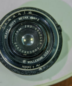 Wollensak 75mm F6.3 graflex photocord lens in Betax #2 shutter