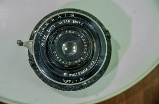 Wollensak 75mm F6.3 graflex photocord lens in Betax #2 shutter