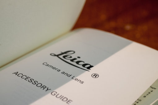 Leica accessory guide - Hove Foto Books 1st edition