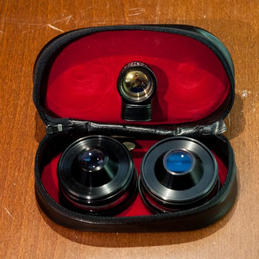 Petri Auxiliary Lens Set for Rangefinder Cameras, Wide, Tele, Finder