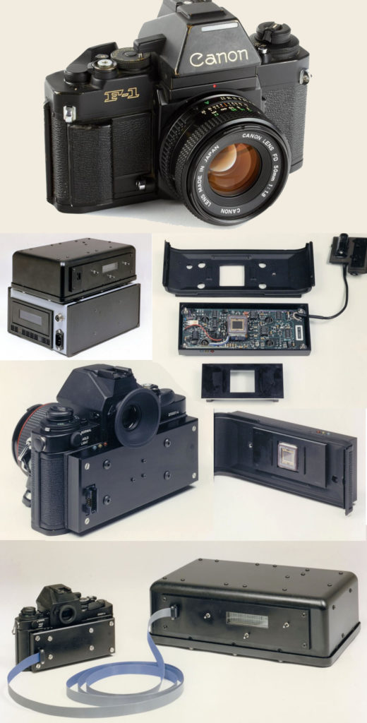 Canon F1 Digital back | Electro-Optic Camera (1988) 