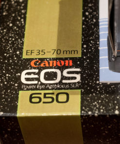 Canon 50th Anniversary box with original never used EOS650