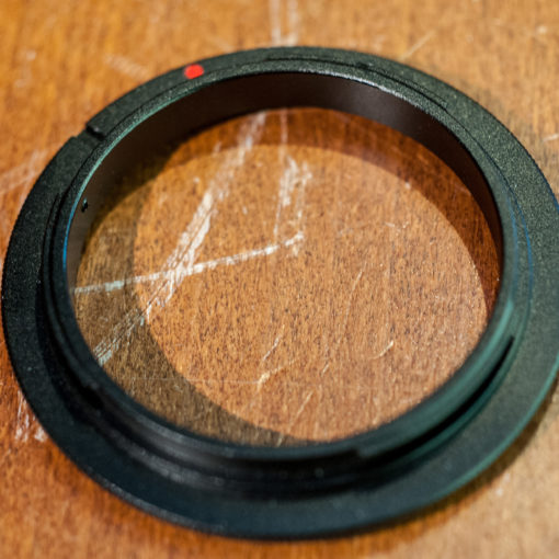 Canon EF (EOS) reversal Ring adapter 58mm