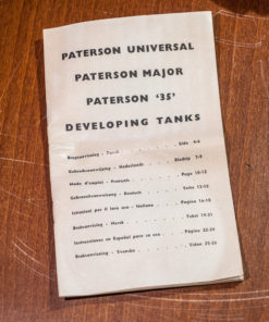 Paterson Universal Developing Tank (35mm,127,120,620) 1960's
