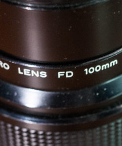 Canon FD 100mm F4.0 Macro
