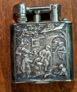 Lighter with depiction of 17th century paiting