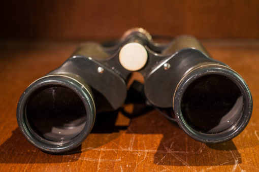 Amber coated Optics 7x50 binoculars Grey