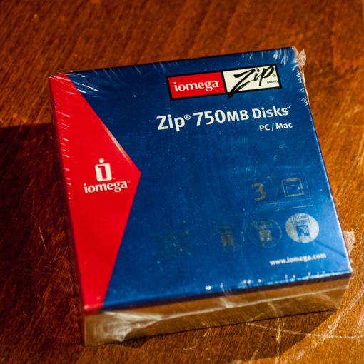 Iomega Zip Disk 750MB (3 pieces) factory sealed