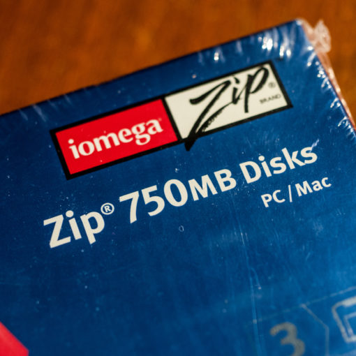 Iomega Zip Disk 750MB (3 pieces) factory sealed
