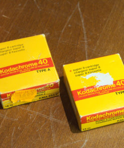 2x Kodachrome 40 super 8 cartridge