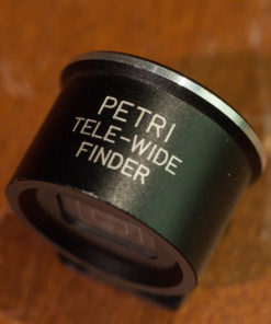 Petri tele wide external viewfinder