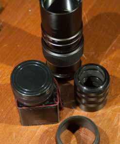 Pentor 200mm F4.5 + Macro tubes and 2x extender