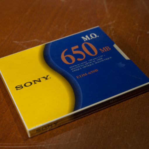 Sony 5,25" MO Disk 650MB, Data Cartridge(new)