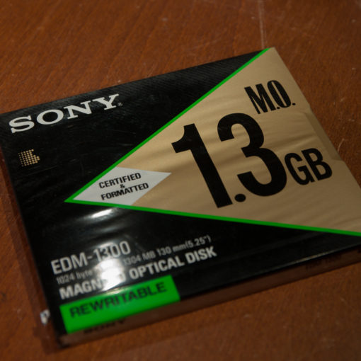 Sony 5,25" MO Disk 1.3GB, Data Cartridge(new)
