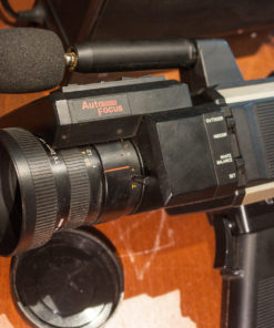 Panasonic Colour Video Camera WVP-50E + SABA Video Recorder VCR6073 (VHS-C)