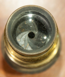 A nice brass lens with excellent aperture From F11-F64