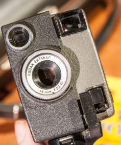 Kodak instamatic M14 - 8mm film camera in case with manuals