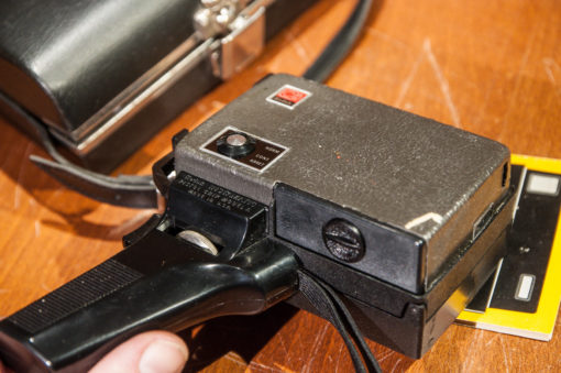 Kodak instamatic M14 - 8mm film camera in case with manuals