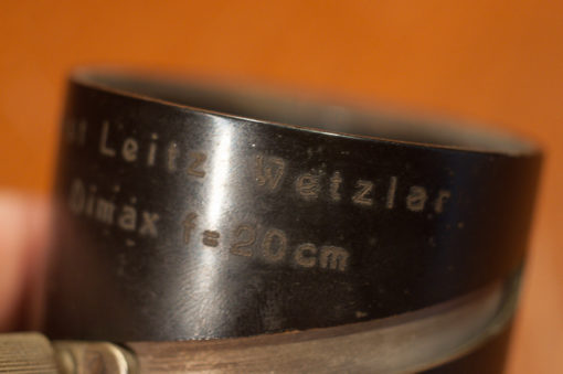 Ernst Leitz Wetzlar Dimax 20CM (for 4x5")