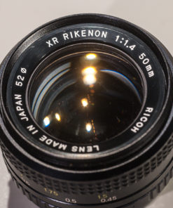Ricoh XR Rikenon F1:1.4 50mm PK mount