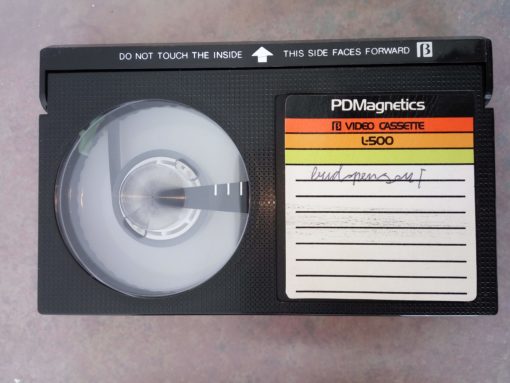 11 betamax tapes with films of Bud Spencer