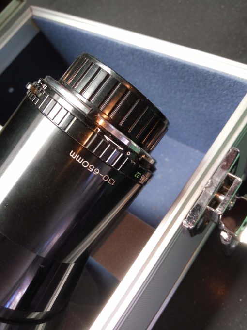 Soligor 130-650mm F5.6-7.5 in Aluminum case (Minolta MD Mount)