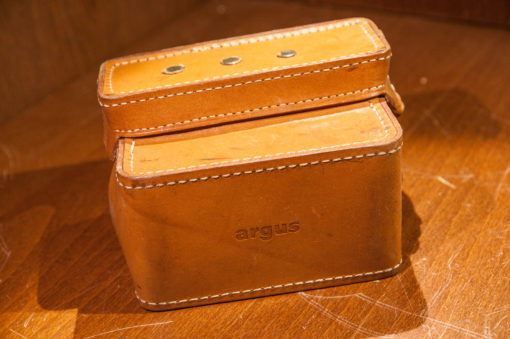 Argus New old Stock Leather camera bag