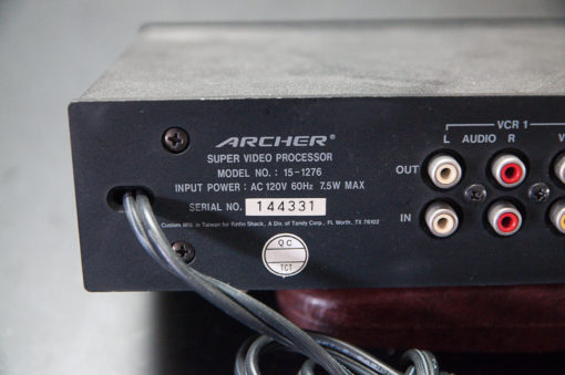 model no. 15-1276 Archer Super Video processor
