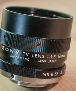 Sony TV lens 16mm F1.8 C-mount