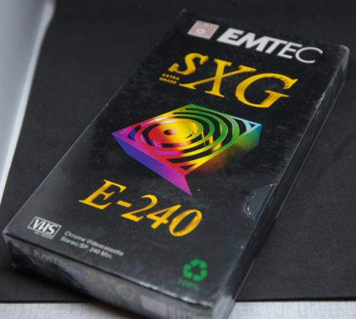 EMTEC SXG E-240min VHS tape factory sealed