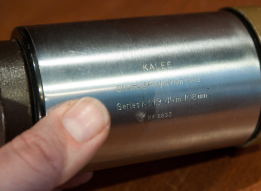 Kalee Bloomed projection lens series K F1.9 4,25 inch = 108mm