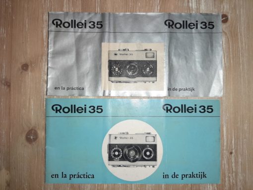 2x Rollei 35 Manual (french/dutch)