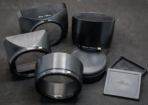 Zenza Bronica Zenzanon SQ Lenshoods and accessoires