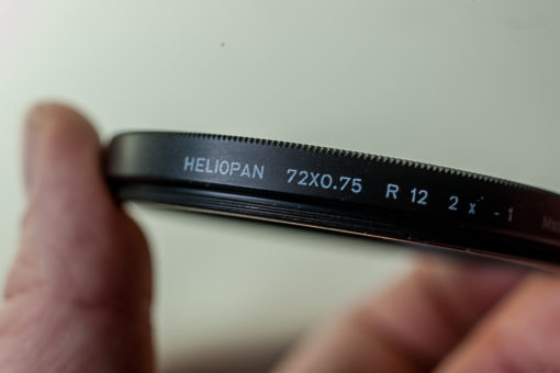 Heliopan 72x0.75 R12 2x 1 Orange filter 72mm