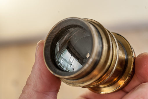 Brandless Brass lens aprox. 200mm