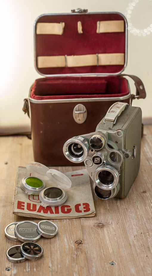Eumig C3 turret + Filters + case