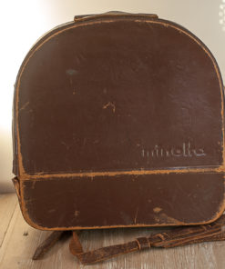 Brown leather Minolta cine case