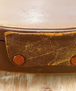 Brown leather Minolta cine case