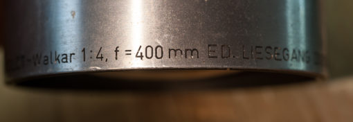 Hensholdt Walkar F4.0 400mm Ed. Liesegang EPIS lens