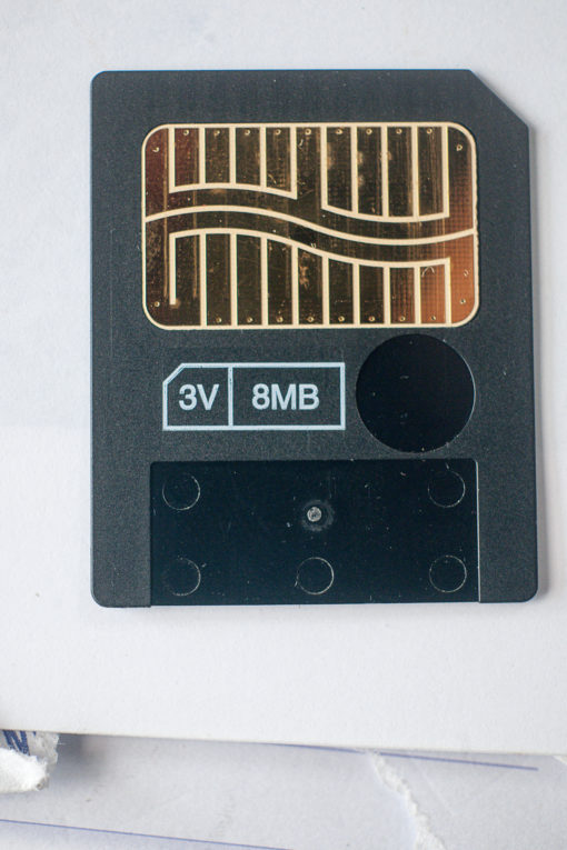 Smart Media memory cards 3,3V - 8MB/16MB/32MB/64MB/128MB