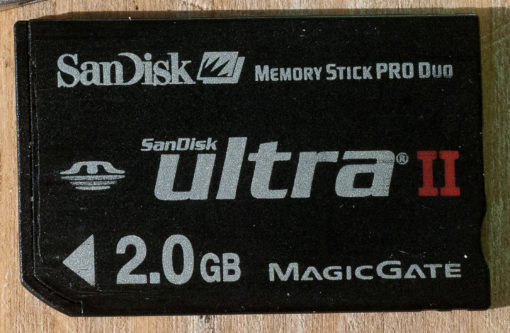 Memory stick MS pro DUO II