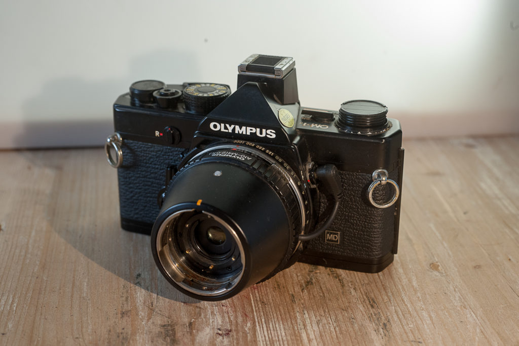 Olympus OM1-n + Olympus A10-M4(2x) endoscope camera