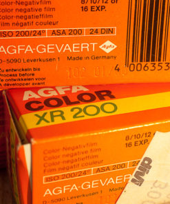 Agfa Color XR200 / Agfapan 400 /Agfapan 25 / Revue Color TR100 (120 film format) 10x