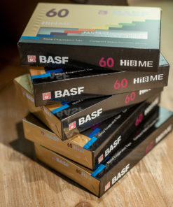 BASF - HI8 ME 60 minutes videotape 5 pack