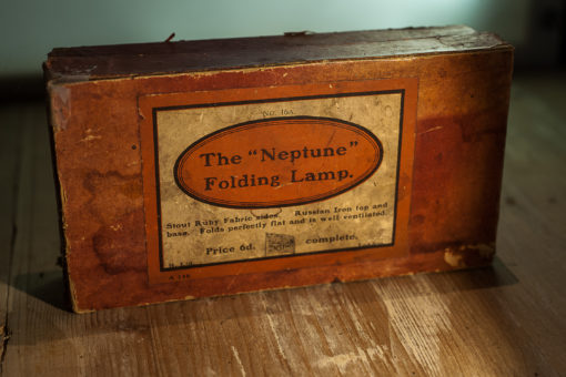 The Neptune folding lamp | 19th century Darkroom Safe light