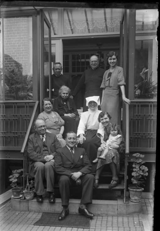 Collection of family images from the 1930s Glass negatives
