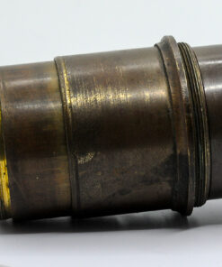 No Brand Brass Projection lens looks to be around 150mm