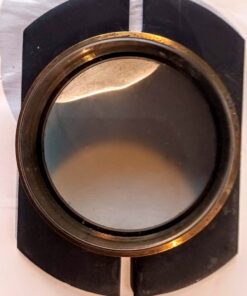 Brass Lens(element) + flange 55mm x 25mm