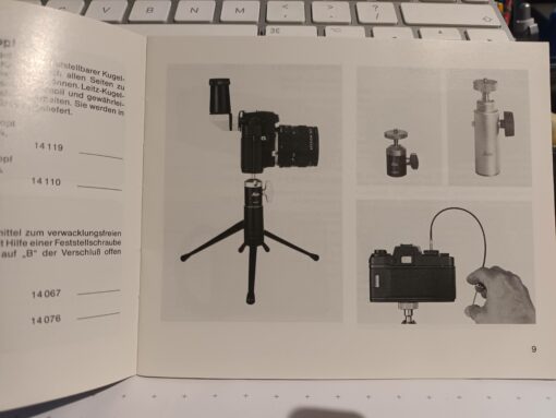 Leica Leitz Nutzlicher Zubehör Zur Leica R4 modelle / Accessories in German
