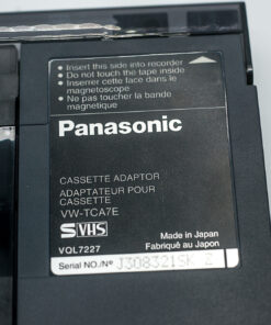 Panasonic S-VHS c cassette adaptor
